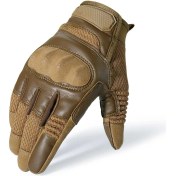 Resim Liangduo Shop Kahverengi Tarzı S Beden Taktik Eldiven Bisiklet Açık Eldiven Eğitim Ordu Spor Tırmanma Çekim Aşınmaya Dayanıklı Sürme Antiskid Mtb Özel Eldivenler (Yurt Dışından) 