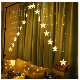 Resim Skygo Yıldız Perde LED Çapraz 