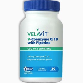 Resim Velavit V-Coenzyme Q10 With Piperine 30 Kapsül 