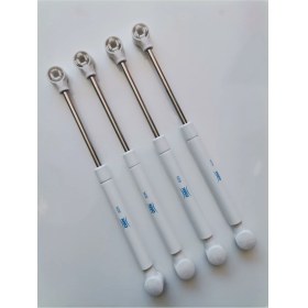 Resim Dolap Amortisörü Beyaz 4 Adet Gazlı Piston Kapak Hidroliği 27 cm 80N 