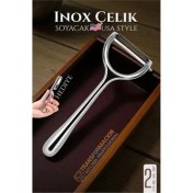 Resim Inox Soyacak Sebze Soyacağı Kabak Dolma Oyacağı 2 Li Set 