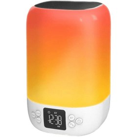 Resim Cosmostech DY20 Mini Alarm - Saat - Uyku Modlu - RGB - Bluetooth Hoparlör 