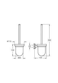 Resim Marin Tuvalet Fırçalığı A44948 