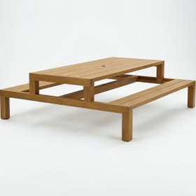 Resim Pardo Bahçe Masası - 240x220x75 / İroko 