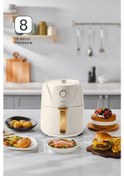 Resim Homend Airfryday 2504H 8 Farklı Programlı, Airfryer 4.3 L Yağsız Fritöz 