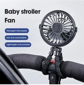 Resim Goldenqian Açık Bebek Arabası El Fanı Çok Fonksiyonlu Çocuk Arabası Mini Fan Yaz Dilsiz Küçük Ahtapot Mini Yelpaze 1 