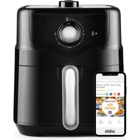 Resim Sinbo SCO-5055 Yağsız Zaman Ayarlı 4,5l 1500W Airfryer Fritöz 