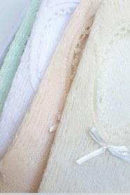 Resim MEM SOCKS 6'lı Dantelli Çocuk Babet Çorap 