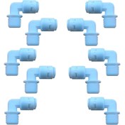Resim alkalinees Su Arıtma Cihazı Filtre Bağlantı Aparatı 1/4 L Dirsek (10 Adet ) 