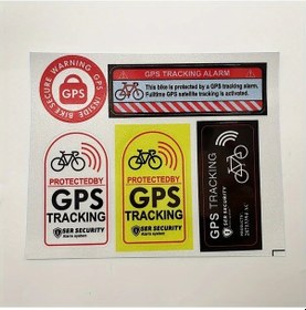 Resim Chuangyinshop Hırsızlık Önleyici Gps Takip Ve Alarm Çıkartmaları - Su Geçirmez Bisiklet Motosiklet Araç Dekor 