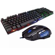 Resim YK Design yk-30 Gaming Oyuncu RGP Işıklı Klavye Mouse Set Ally