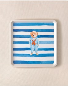 Resim Madame Coco Olivier Bear Kare Tepsi 1kteps199432,5x32,5x1,5 Cm-mavi 