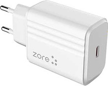 Resim Zore Play Serisi PL2 20W PD Seyahat Şarj Aleti, Beyaz 