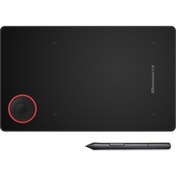 Resim 10moons G50 Grafik Tablet Dijital Çizim Tableti 5 3 İnç Çalışma Alanı 8192 Seviye Basınç Hassasiyeti 233pps Örnekleme Oranı 