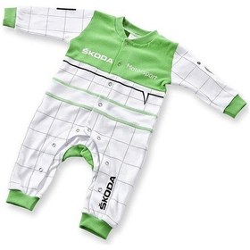 Resim 31113- Skoda Motorsport Çocuk Tulumu Beyaz, Yeşil Beyaz - Yeşil 