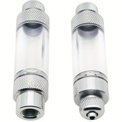 Resim Akvaryum CO2 Köpük Sayacı Çift Başlı Kontrol Valfi Balık Tankı CO2 Regülatörü Difüzör CO2 Sistemi Kiti Reaktör Hava Pompası Aksesuarları, Pil Olmadan 