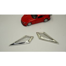 Resim Bmw Çamurluk Yanı Vent Dekoratif 3M 3D Rüzgarlık Seti 