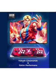 Resim Schitec 4khd 3d Gamebox Arcade 48 Emülatörlü Oyun Konsolu Pandora Atari Makinası 50000 Oyunlu Tv Baglanan Habl1 