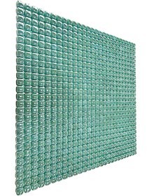 Resim MozaiKristaL Hobi ve Sanatsal çalışmalar için 10x10mm İnci, 31,5x31,5cm. Cam Mozaik. 