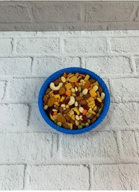 Resim Yuvarlak Çerezlik Lacivert Salon Ve Masa Üstü Sunum Kasesi 