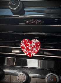 Resim TASARIM ARABAM ATİKE ELİF AKIN Kırmızı Kalp Klima Süsü 