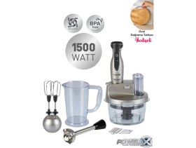 Resim Allians Çok Fonksiyonlu 1500W Mutfak Robotu, 4 Bıçaklı Dilimleyici ve Rende 