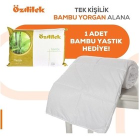 Resim Özdilek Tek Kişilik Bambu Yorgan 1 Adet Bambu Yastık Hediyeli 