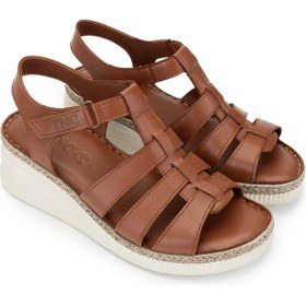 Resim Tamer Tanca Kadın Taba Comfort Sandalet 1107 103 Bn Sndlt Y25 K.taba Dr 