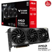 Resim ASUS Tuf Gaming Amd Radeon Rx 9060xt 16gb Tuf-rx9060xt-o16g-gamıng Gddr6 128bit Dx12 Gaming (OYUNCU) 