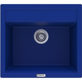 Resim Polex Cristal Lux Granit Eviye Real Stone P08 Mavi 