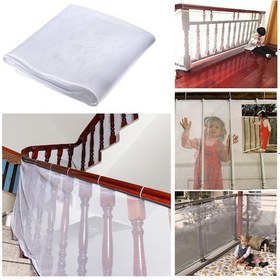Resim Bebek Çocuk Güvenliği Kalınlaşmak Çit Ağı Ev Balkon Merdiven Korkuluk Koruyucu 300 77cm 