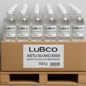 Resim LUBCO Akü Asidik Su Akü Asidi Asitli Su 28 Bome 500 Grm Akü Yenileme 