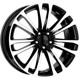 Resim R1 Wheels 15 inç 4*100 ET35 Parlak Siyah Jant Takımı (J-451) 