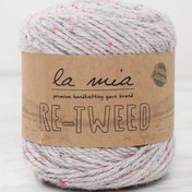 Resim La Mia Re-Tweed Açık Gri Melanj El Örgü İpi - L156 