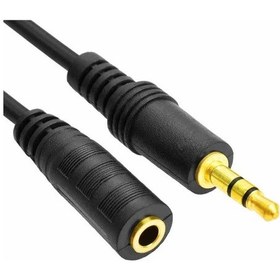 Resim 1M Kulaklık Ses Hoparlör Uzatma Kablosu 3.5Mm Stereo - 1 Metre 