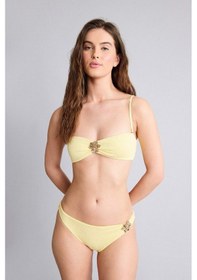 Resim Defacto Regular Fıt Krinkıl Kumaş Bikini Alt G9299ax26smyl118 Sarı-yl118 