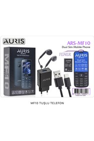 Resim Auris ARS-MF10 Kamerasız Tuşlu Cep Telefonu (Auris Türkiye Garantili) 