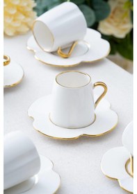 Resim Acar Lotus 6 Kişilik Kahve Fincanı Takımı - 90 Ml 