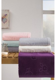 Resim Özdilek Mayra Kadife El Ve Yüz Havlusu 50x90 Cm Çok Renkli 