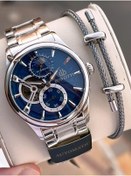 Resim Bigotti Otomatik Ve Kurmalı Çelik Karatma Ve Renk Atma Yapmaz 5 Atm Erkek Kol Saati Ebg.10683.3 Gümüş 