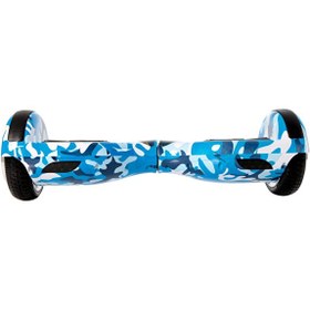 Resim Citymate Elektrikli Kaykay 6.5" Mavi Kamuflaj Grafity Desenli Akıllı Hoverboard - Çanta Hediyeli 