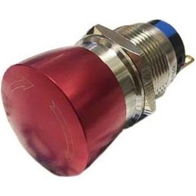Resim 19mm Ip67 Metal Kalıcı Acil Stop Butonu 