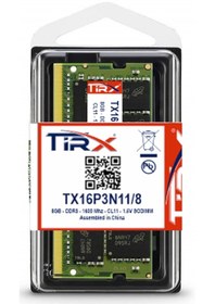 Resim Tirx TX16P3N11/8 8 GB DDR3 1600 MHz CL11 1.5V Ram 