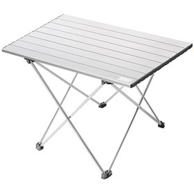 Resim Haegs Full Alüminyum Piknik, Plaj, Outdoor Hafif Kamp Masası Büyük Boy - Gümüş 