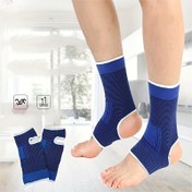 Resim Kraliyet mavisi sıcak ayak ve bilek koruma spor ekipmanı, dans fitness basketbol bilek koruması 