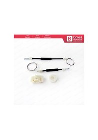 Resim Seat Leon MK2 2005-2012 İçin Arka Sol Cam Kriko Tamir Seti 