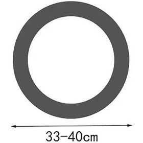 Resim Novahub Çok Renkli Direksiyon Kılıfı Silikon Araba Elastik Eldiven Kılıfı Trend Araba Kılıfı Evrensel Siyah Siyah 