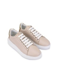 Resim Mario Valentino Kadın Hakiki Deri Bej Sneakers & Spor Ayakkabı 1040 91j2310 Bn Ayk Sk25-26 Beıge/oro Bej 