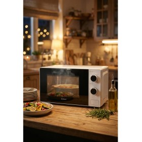 Resim Kiwi KMO-4244 | Mikrodalga Fırın | 20 Lt Kapasite & Defrost Fonksiyonu & 5 Güç Seviyesi & Analog Zamanlayıcı 