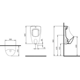 Resim Taormına Arch Pisuvar Arkadan Su G. - Mat Kaşmir 